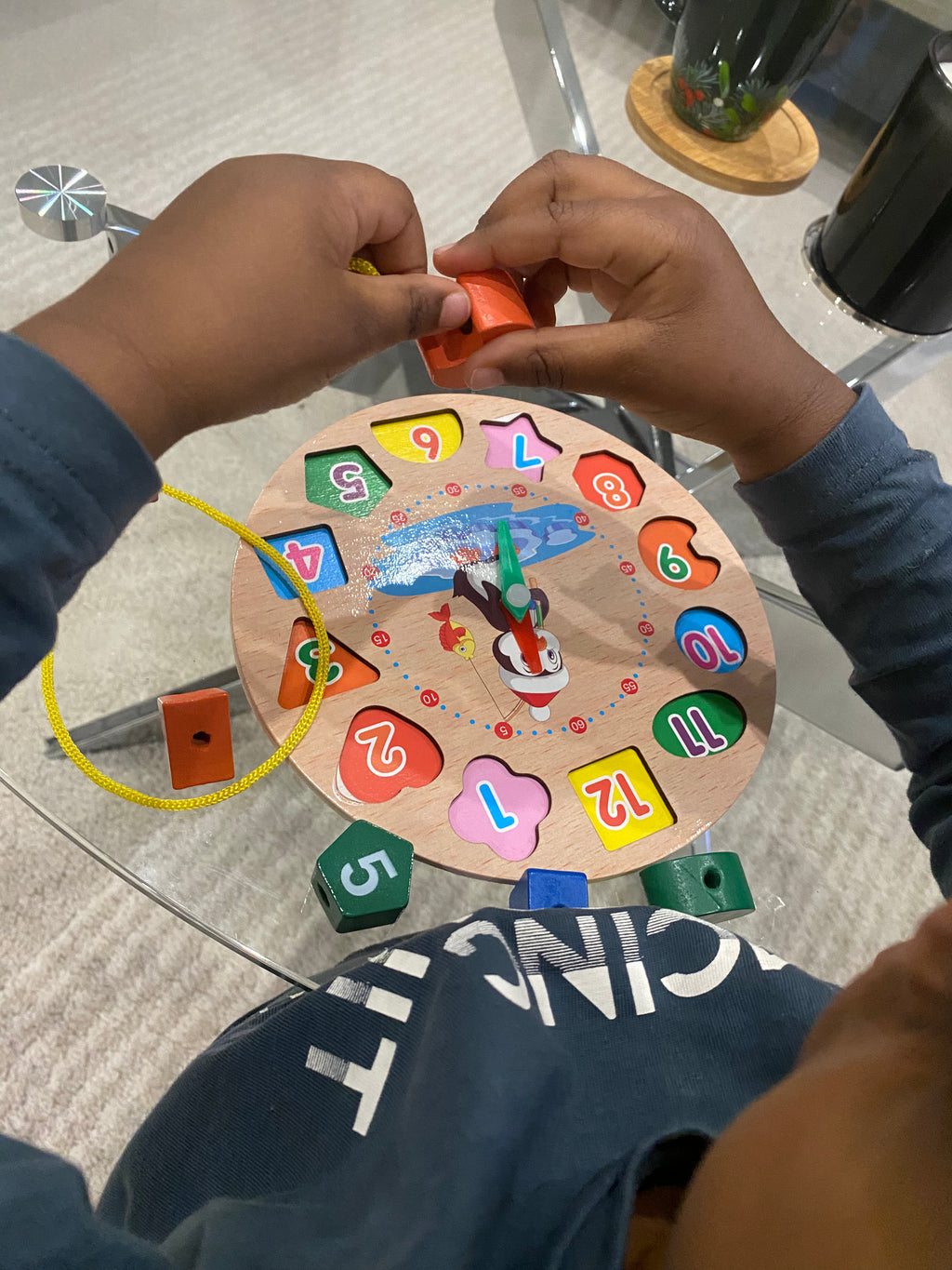 Jouet puzzle évolutif en bois