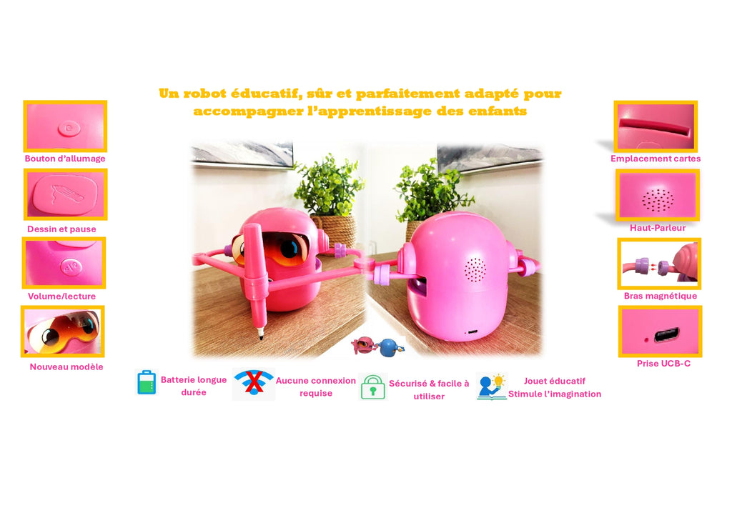 Robot éducatif pour enfants - Apprendre en s'amusant