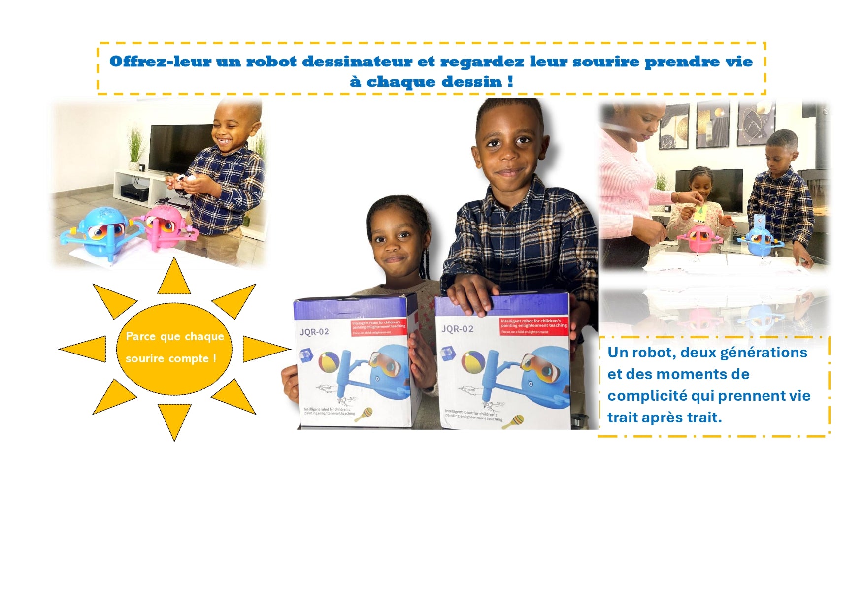Robot éducatif pour enfants - Apprendre en s'amusant